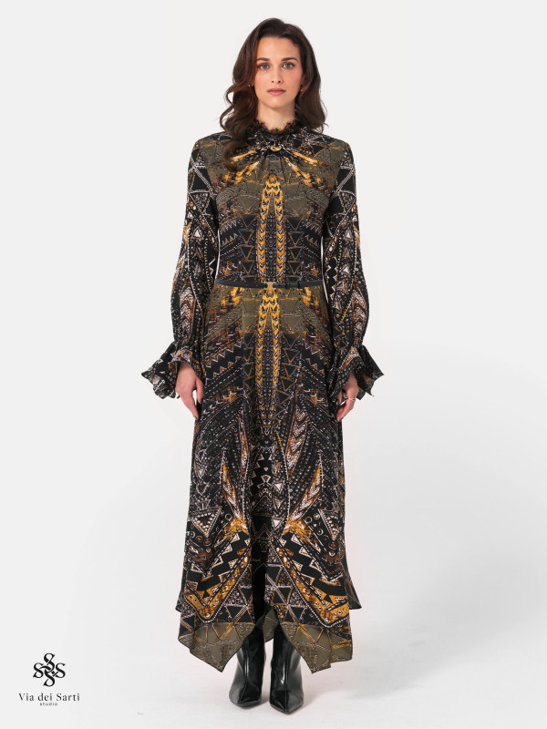 Sukienka jedwabna LEA