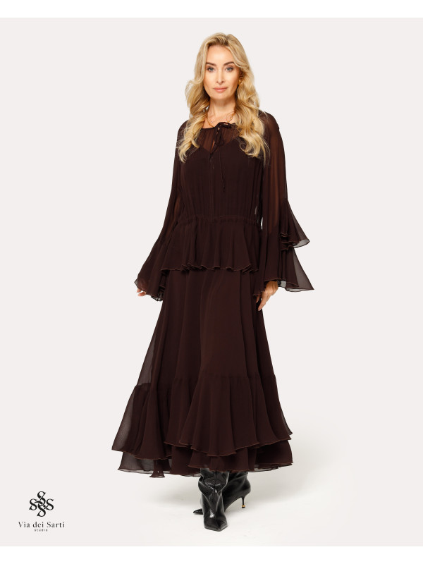 Sukienka jedwabna GAYA