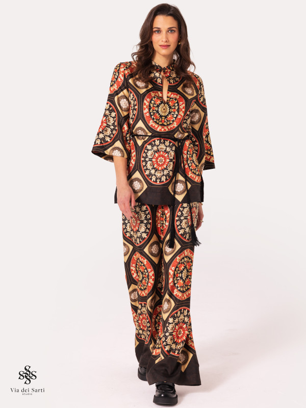 Komplet jedwabny ROSETTA